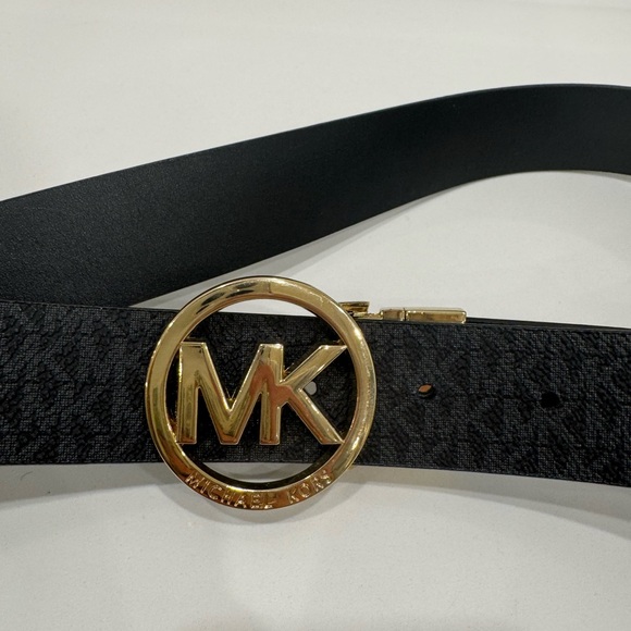 Michael Kors Mk Signature Monogram Belt and Buckle Reversible main image 4